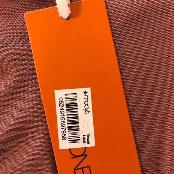 'One A' Mauve Sheer Dress Style Top - Picture 4 of 4